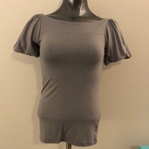 Grey cotton top